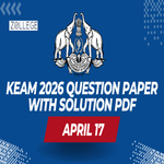 KEAM 2026 Engineering April 17 Question Paper with Solution PDF